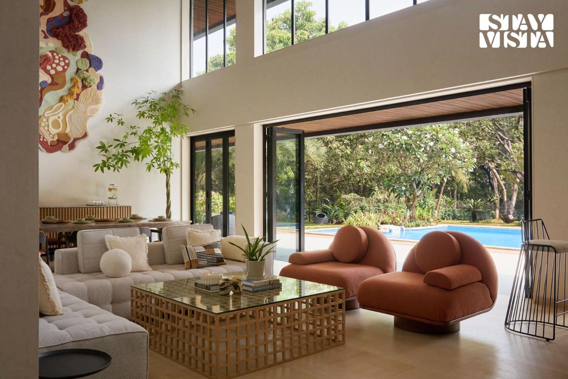 Reflection House By Stayvista With Pool, Terrace Bar, Indoor Games & Exquisite Interiors In A Nutshell Alībāg Ngoại thất bức ảnh
