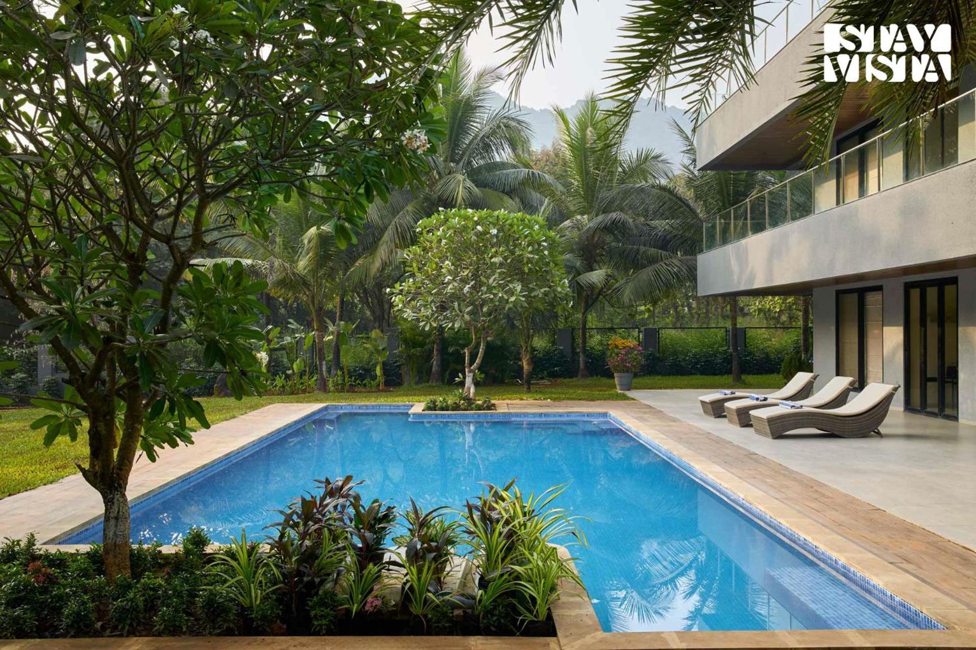 Reflection House By Stayvista With Pool, Terrace Bar, Indoor Games & Exquisite Interiors In A Nutshell Alībāg Ngoại thất bức ảnh