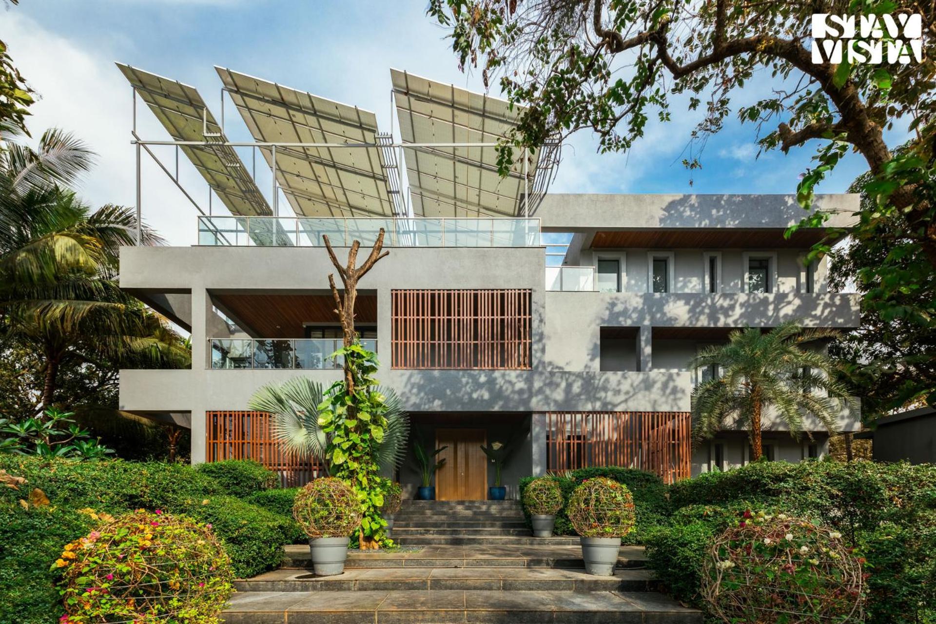 Reflection House By Stayvista With Pool, Terrace Bar, Indoor Games & Exquisite Interiors In A Nutshell Alībāg Ngoại thất bức ảnh